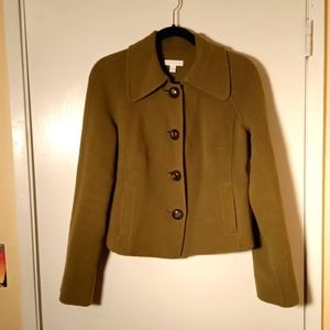 Charter Club olive green size 6 jacket